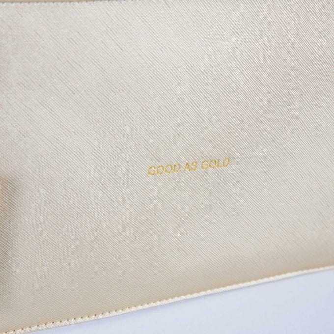 Katie Loxton Good as Gold Perfect Pouch