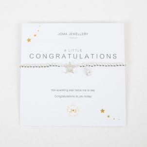 Joma Jewellery Congratulations Bracelet