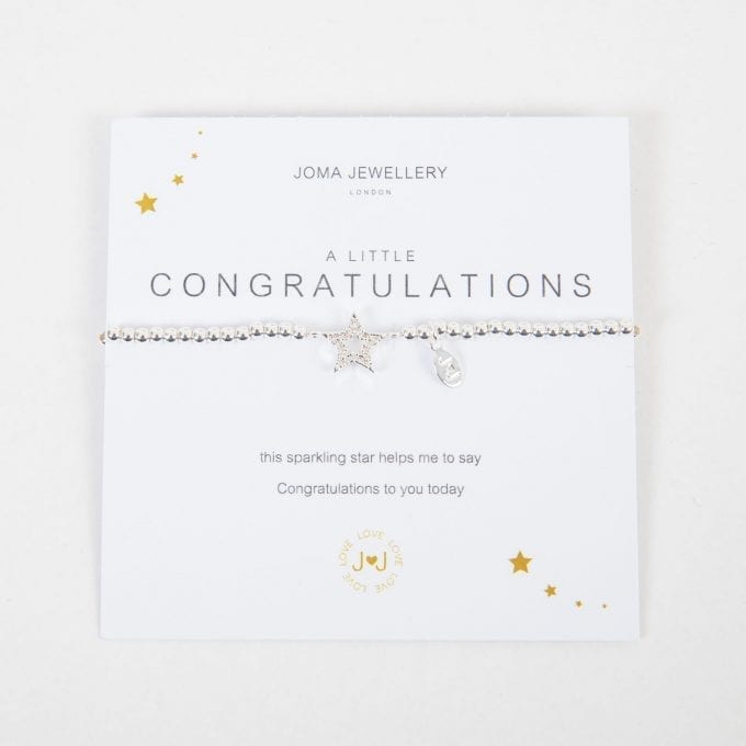 Joma Jewellery Congratulations Bracelet